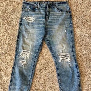 Stylish ripped jeans